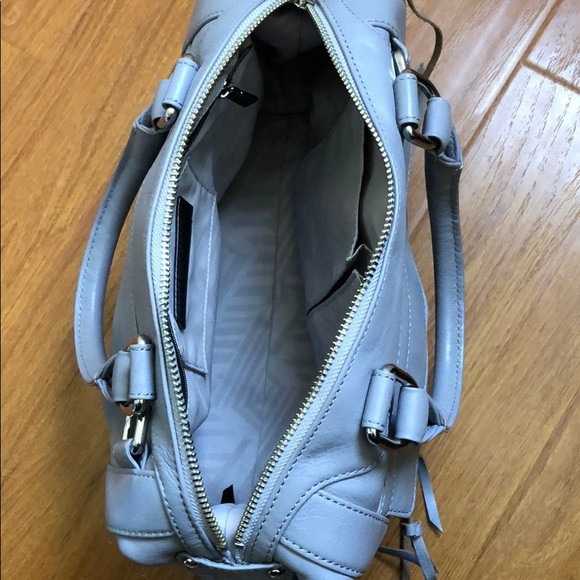 Rebecca Minkoff M.A.B. Mini Satchel in Dove Grey - Picture 5 of 8